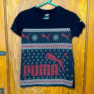 Puma Festive Ugly Sweater Screen Print Tee